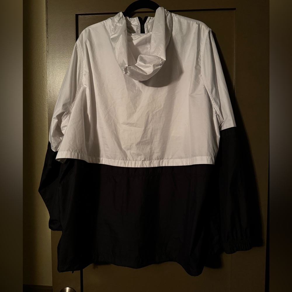 Nike Black and White Hooded windbreaker 3X mens - Picture 3 of 7
